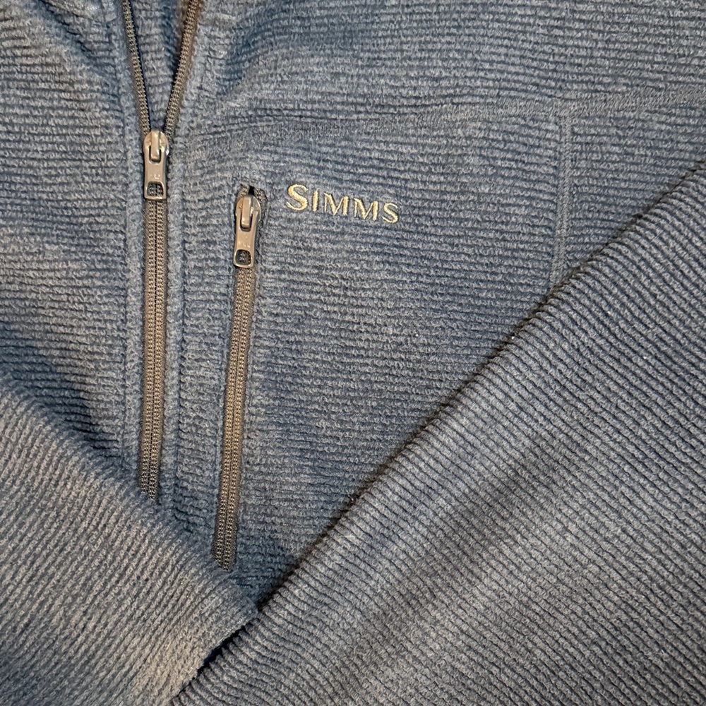Simms Technical Fleece Full Zip Jacket Outdoor Fi… - image 3